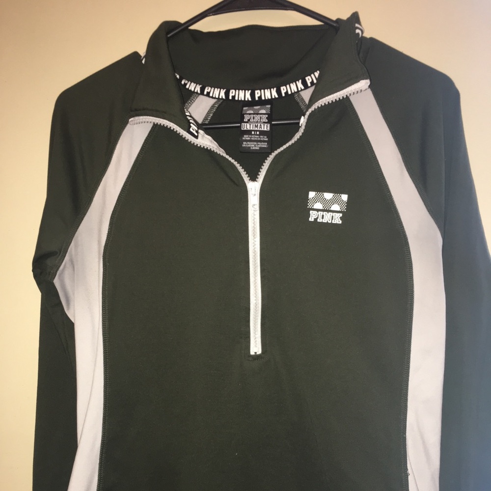 Olive green medium Victoria secret half zip